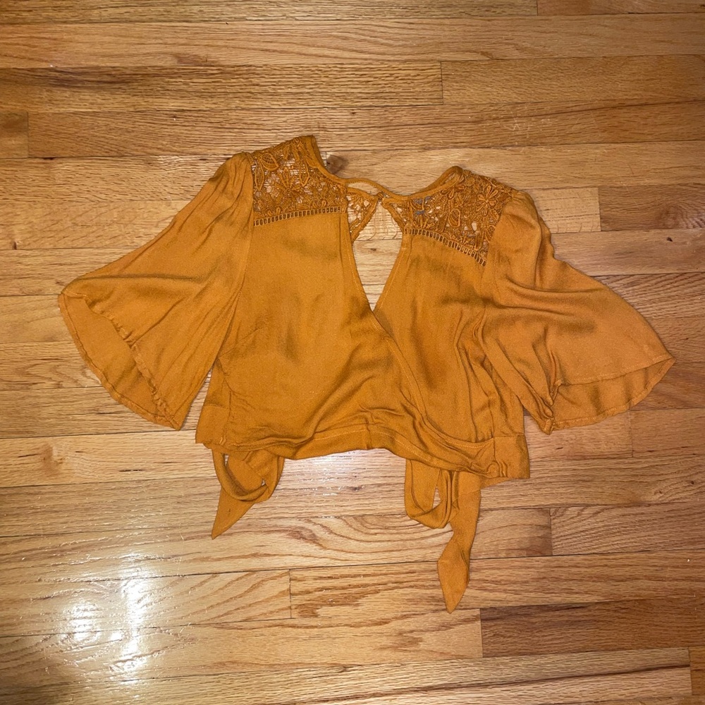 Open Back Cropped Top